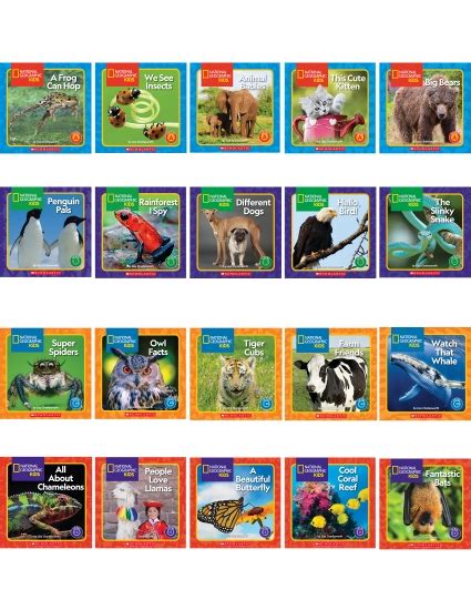 Product Nat Geo Animal Reader 20pack Book School Essentials
