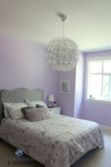 Best Purple Paint Colour Benjamin Moore Lily Lavender In Girls Tween
