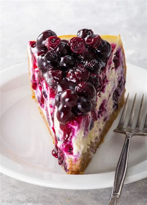 Easy Blueberry Cheesecake The Loopy Whisk
