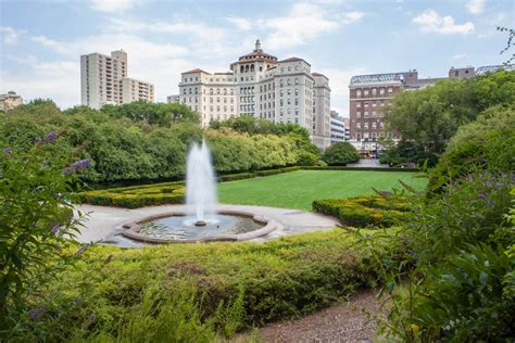 A map of the garden grounds and a visual directory of subgardens and special collections. Conservatory Garden | The Official Guide to New York City