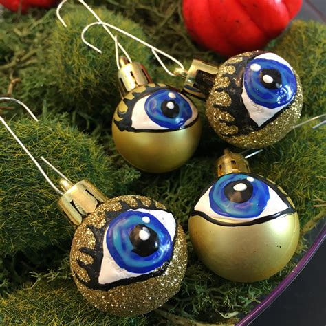 12 Halloween Ornaments Spooky Home Decor Eyeball Ornamentshalloween