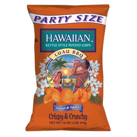 Hawaiian Luau Bbq Sweet And Spicy Chips Party Size 16 Oz City Market
