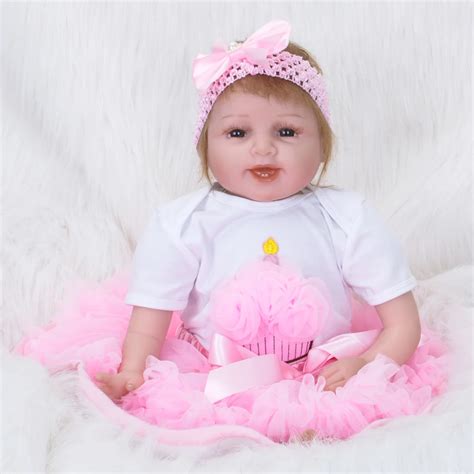 22 Inch Doll Reborn Babies Doll For Girls 55 Cm Realistic Soft Silicone