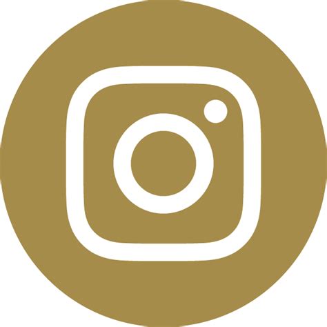 Gold Instagram Icon At Collection Of Gold Instagram