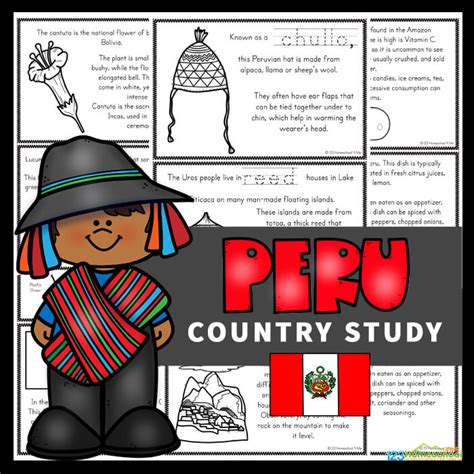Free Peru For Kids Printables Reader