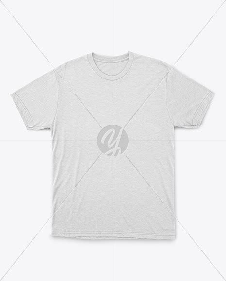 Download Melange T-Shirt with Round Neck Mockup in Apparel Mockups ...