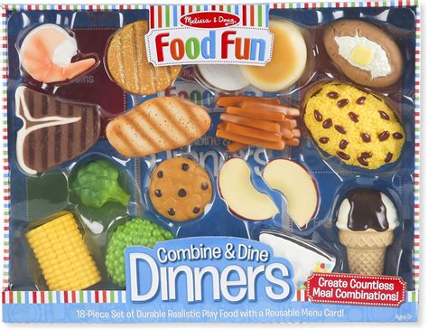 Buy Melissa And Doug Food Fun Combine And Dine Dinners Blue Online At