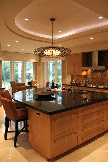 Kitchen trolleys with curved ends will create a better flow around your unit. 60 Best Kitchen Island Design and Ideas | Interior Design ...