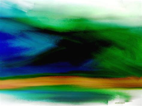 Horizon Painting By Lenore Senior Fine Art America