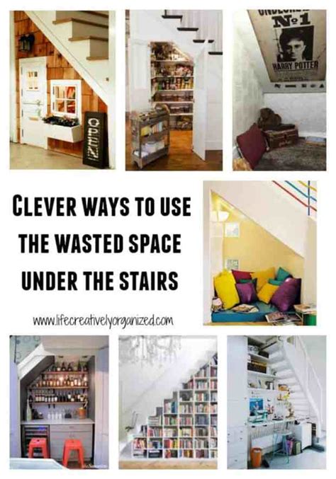 Clever Ways To Use That Wasted Space Under The Stairs Life
