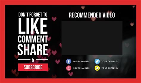 15 Best YouTube End Card Templates Free Paid 2022