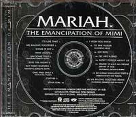 Carey Mariah The Emancipation Of Mimi Album Cd
