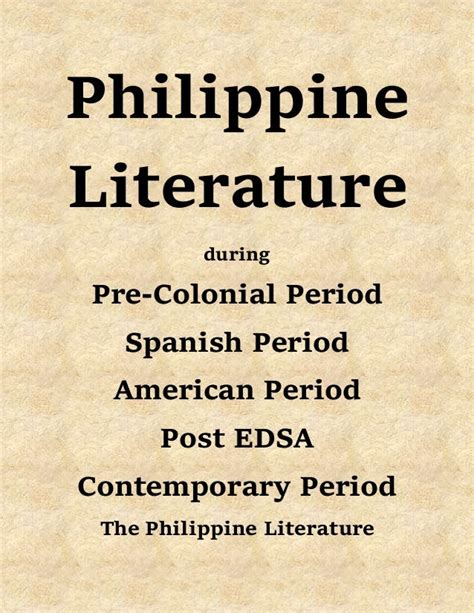 Philippine Literature Introduction