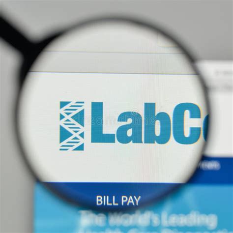 Laboratory Corporation Of America Holdings Labcorp Logo Displayed On