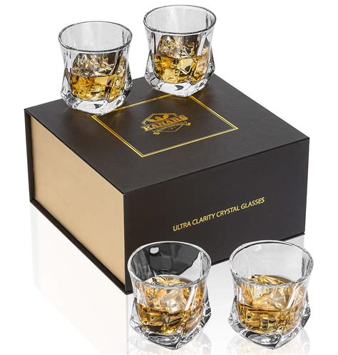 buy kanars whiskey glasses t set no lead crystal whisky glass scotch glass 210 ml best