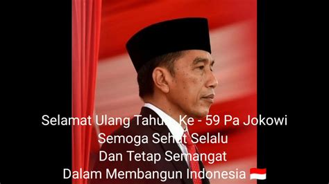 Download lagu hari ulang tahun jokowi mp3 dapat kamu download secara gratis di metrolagu. Selamat Ulang Tahun Ke - 59 Pa Jokowi Presiden RI - YouTube