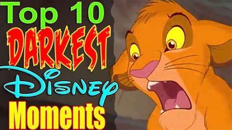 Top 10 Darkest Disney Movie Moments Youtube