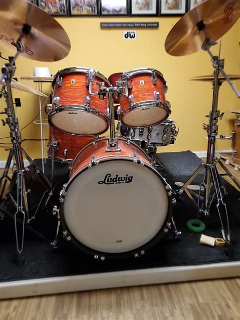 Ludwig Legacy Maple 2021 Mod Orange Tfg Drums Reverb