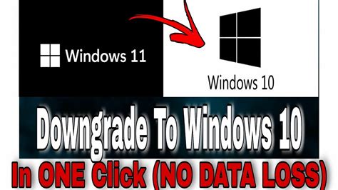 How To Go Back Windows 10 From Windows 11 Downgrade To Windows 10 On