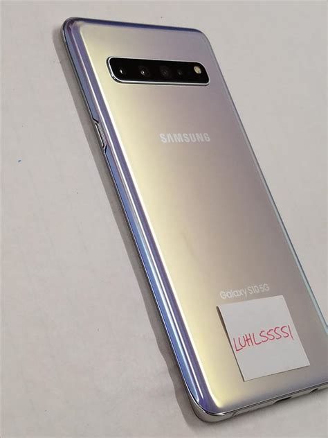 Samsung Galaxy S10 5g Sprint Silver 256gb 8gb Sm G977p