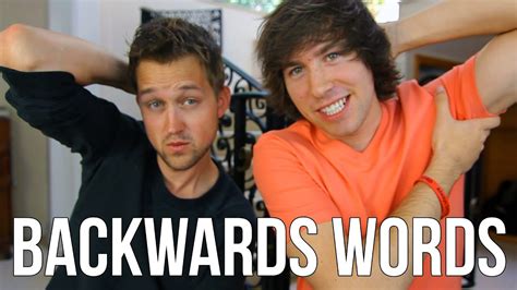 Backwards Words Challenge W Jond Youtube