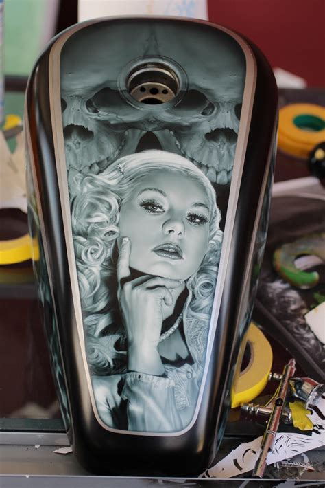 Wow Gorgeous Portrait By Ryan Townsend Custom Motorcycle Paint Jobs