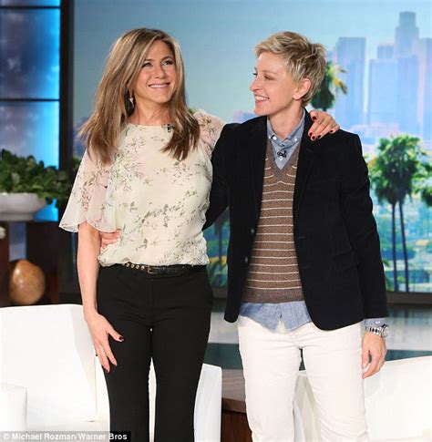 Jennifer Aniston Does Kim Kardashian Style Pose On Ellen Daily Mail