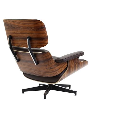 In this day and age where long hours of work at desks are the norm eames chair. Eames Style Lounge Chair and Ottoman Brown Leather Walnut Wood