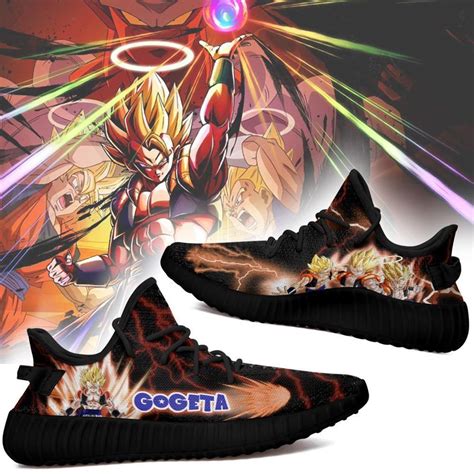 We have limited edition products. Gogeta Yz Sneakers Dragon Ball Z Shoes Anime Yeezy ...