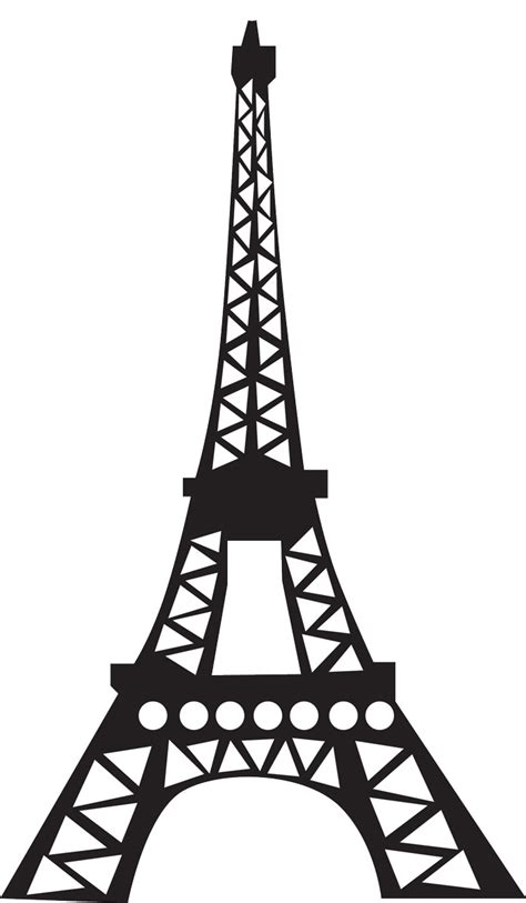 Printable Eiffel Tower Coloring Pages