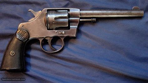 Navy Colt Model 1895 Stamped Usn New Navy 38lc Double Action Revolver With Colt Archives Letter