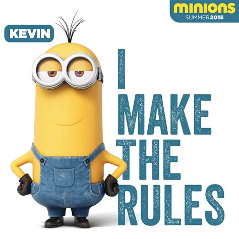 Kevin Makes The Rules Minions Movie In Theaters July 10th