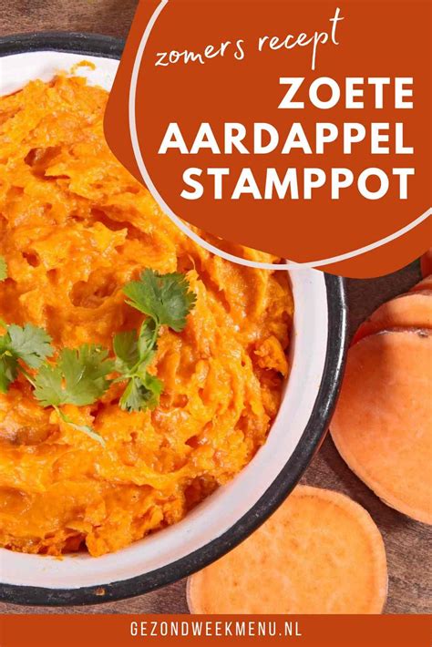 Zoete Aardappel Stamppot Met Spinazie En Feta