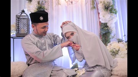 malaysia wedding nasrullah and maizatul solemnization nikah 2018 youtube