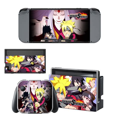 Naruto To Boruto Shinobi Striker Nintendo Switch Console Sticker Skin