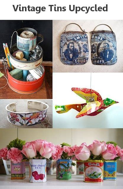 Upcycled Repurposed Art Recycled Tin Upcycled Crafts Upcycled