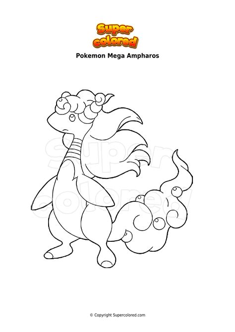 Disegno Da Colorare Pokemon Mega Ampharos Supercolored 72576 Hot Sex