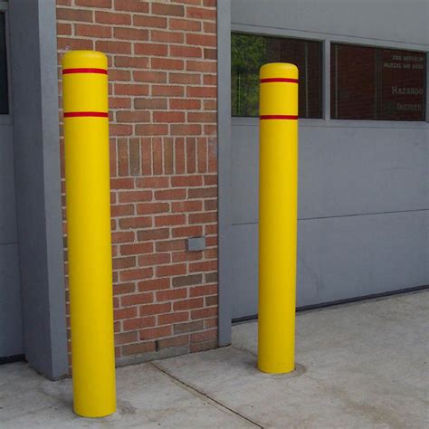8 78 Inch 72 Post Guard Top Bollard Cover With Stripes