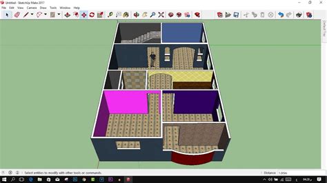 يقوم بتصميم بها غرفة واحدة تقريبا لكل الاغراض التي تكون مطلوبة و يوفر فمنزل عائلي. ‫تصميم منزل مساحة 111 متر 14.30x10.10م SketchUp‬‎ - YouTube