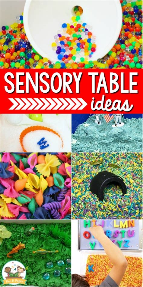 Sensory Table Ideas For Preschool And Pre K Pre K Pages