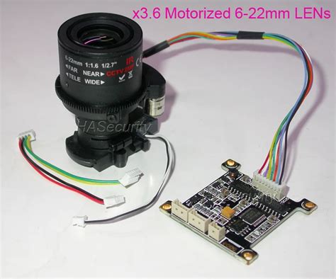 Manually Adjustment Motorized 6 22mm Zoom Lens Control Board Irc