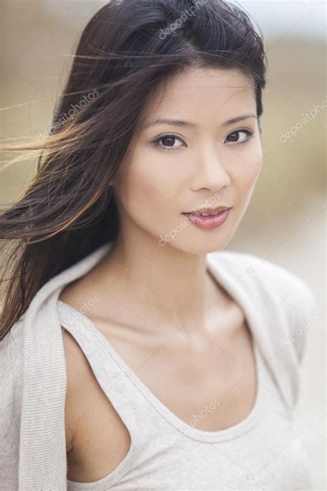 Beautiful Chinese Asian Young Woman Girl Stock Photo By ©dmbaker 53973107