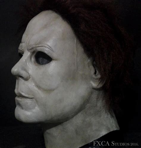 White Mask Maniac Doomed Serial Killer Halloween Deluxe Latex Etsy