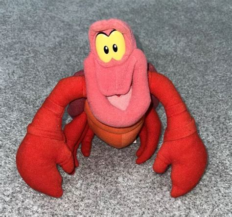 Vintage Mattel Disney Sebastian Crab The Little Mermaid 9 Plush Stuffed Toy 900 Picclick