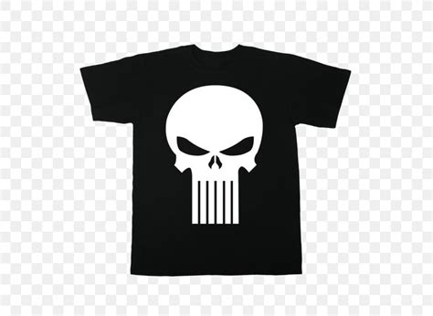 T Shirt Punisher Human Skull Symbolism Marvel Comics Png 530x600px
