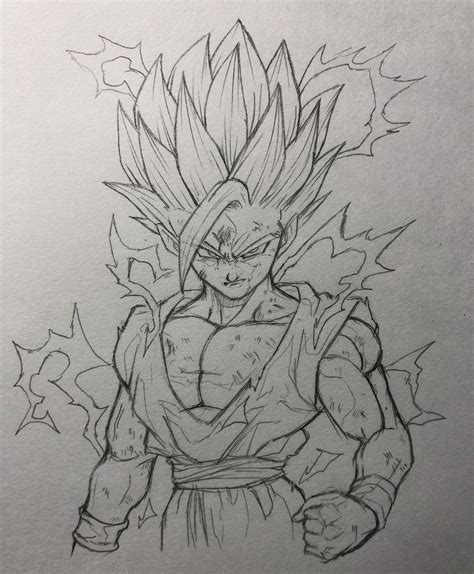 Follow along with our narrated step by step drawing. ぶれ on Twitter | Dragon ball super artwork, Dragon ball art ...
