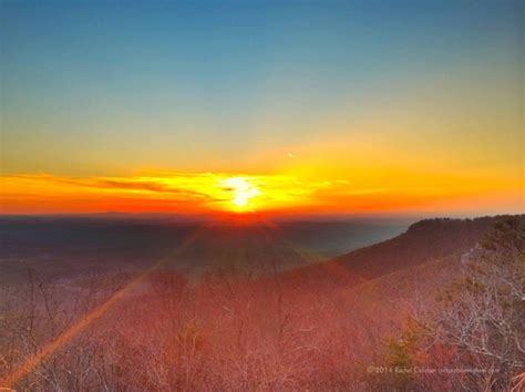 Mount Cheaha Sunset From Alabamas Highest Point Picture Birmingham