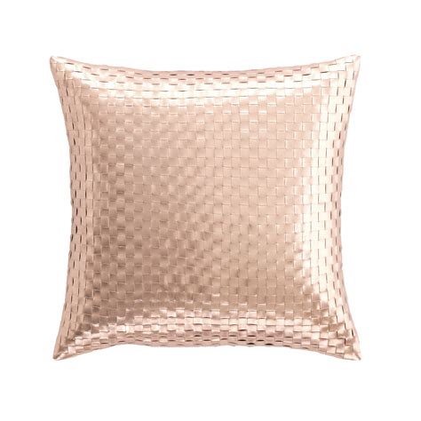 Shimmer Rose Gold Decorative Pillow Fresh American