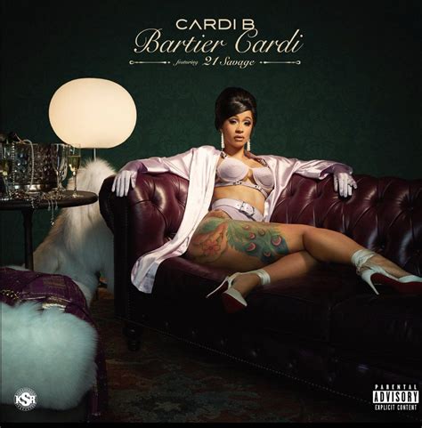 Cardi B Bartier Bardi Ft 21 Savage Mp3 Download Cardi B Album Cover