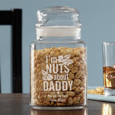 Personalized Nuts About You Treat Jar Personal Creations Gifts Diy